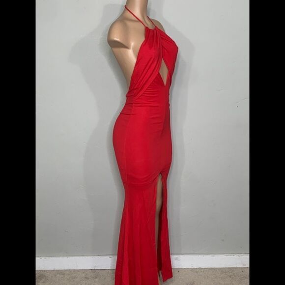 NWT LOVERS + FRIENDS Rosa Gown in Red Rose, Size S - Picture 7 of 10